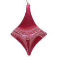 thumbnail image 1 of Vickerman MT194045D 8 in. Mauve Candy Glitter Drop Ornament, 1 of 3