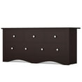 thumbnail image 7 of YESHOMY Dresser for Bedroom, 5 Drawer Dressers, Modern TV Stand for 65 inch,Wide Storage Cabinet, for Cloest, Hallway, Dressing Room, Brown, 7 of 7