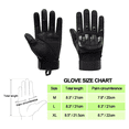 thumbnail image 7 of JupiterGear Unisex Airsoft Gloves with Touchscreen Fingertip Capability for Outdoor Sports Black X-Large, 7 of 7
