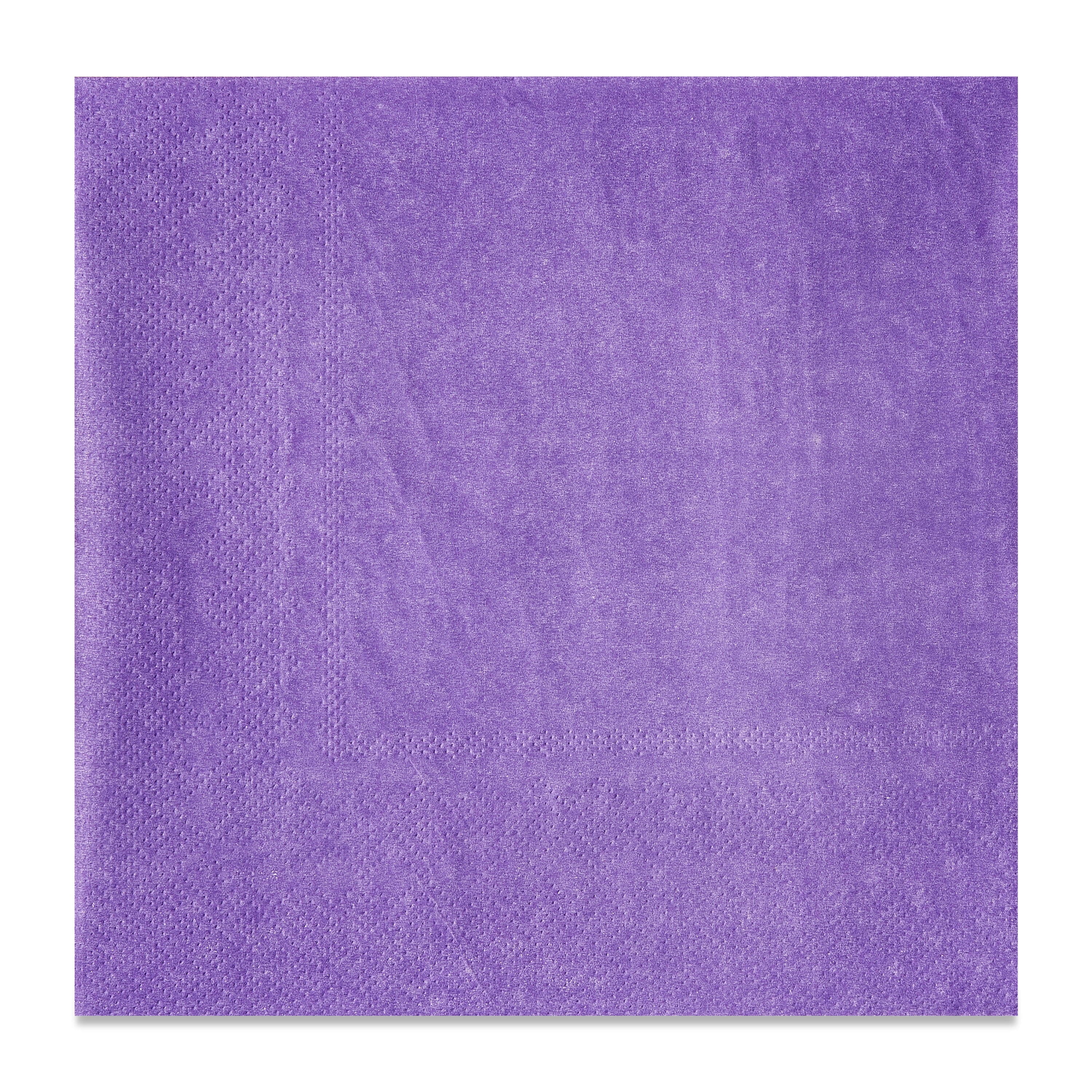 Way To Celebrate Disposable Purple Paper Napkins, 6.5 in x 6.5 in, 24 Count