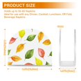 thumbnail image 4 of Yayeee Napkin Holder for Table Set of 2 Kitchen Paper Tissue Organization, Pink Colorful Leaves, 4 of 8