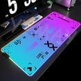 thumbnail image 5 of Colección de impresión, alfombrilla de ratón RGB, alfombrillas de ratón grandes para juegos, alfombrillas de ratón luminosas, alfombrilla de ratón LED grande, alfombrilla de escritorio, alfombrillas d, 5 of 5