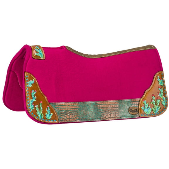 Tough 1 Tough-1 Cactus Saddle Pad Pink 31X32