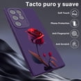 thumbnail image 4 of Threehao Funda para Samsung Galaxy S22 Ultra Case Uso Rudo, Ultra Delgado Flexible Silicona Púrpura, 4 of 6