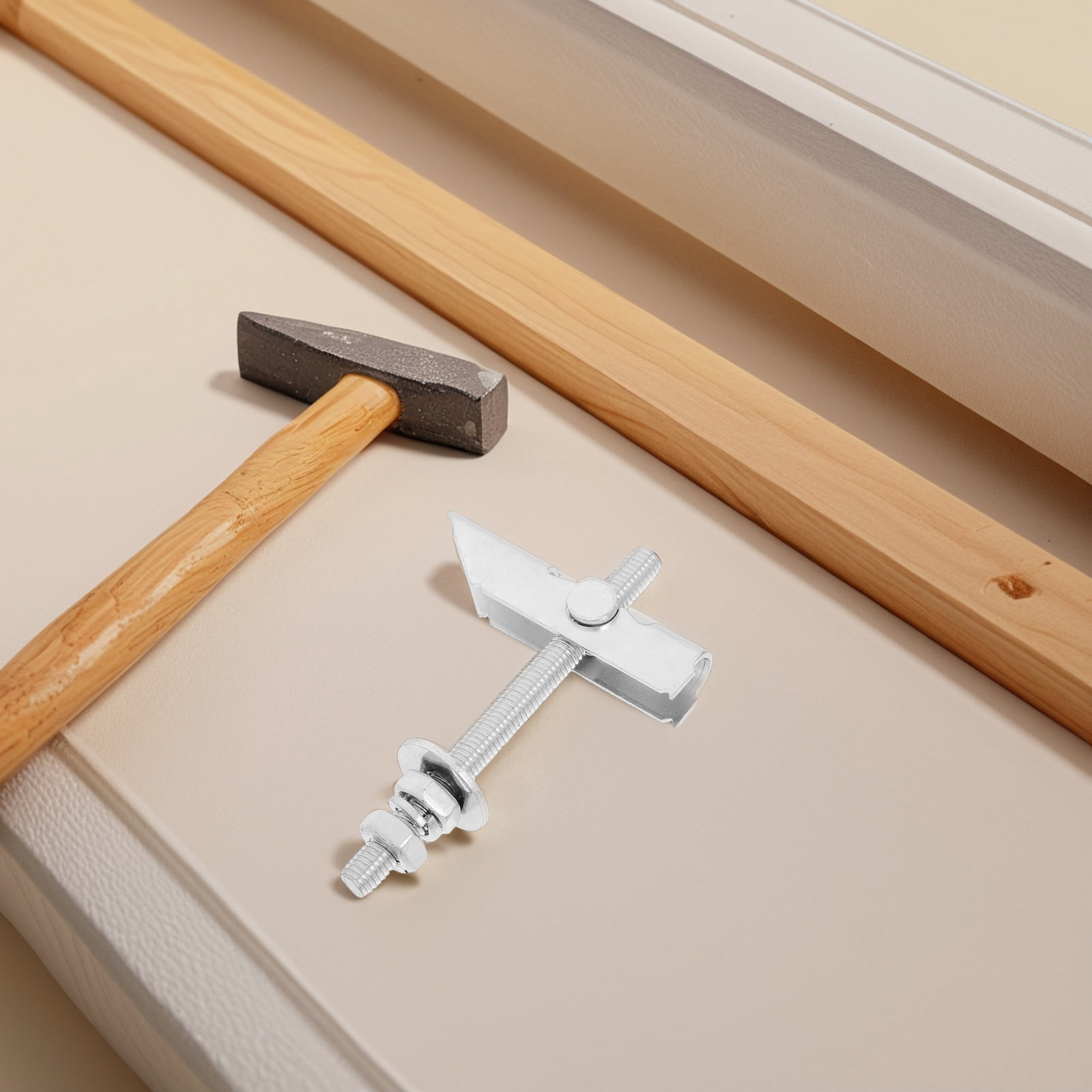 Masteelf WORGEOUS 12-Pack Heavy Duty Toggle Wing Drywall Anchors for Hanging Frames, Shelves, and Heavy Items Securely