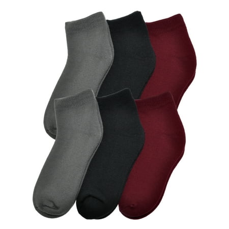 

Angelina Unisex French Terry Quarter Socks (6-Pairs)
