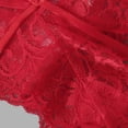 thumbnail image 5 of HUPOM Seamless Underwear For Women Womens Silk Panties Medium waist Elastic Waist Solid Thong Red L, 5 of 5