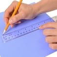 thumbnail image 3 of Westcott 12" Clear Acrylic Ruler, Imperial/Metric, 2.2 lb.,1-Count, Not Bulk, Middle School Level, 3 of 10