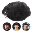 thumbnail image 3 of Peluca de cabello natural para hombre, corta y recta, con clip para uso diario, realista y cómoda, 3 of 7