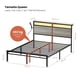 thumbnail image 2 of Cama Queen con cabecera FABATO con Luces LED, 2 of 9