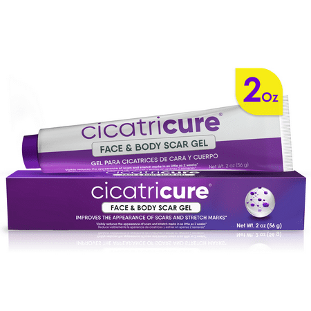 Cicatricure Scar Reducing Cream, Face & Body Scar Gel, 2 oz