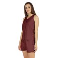 thumbnail image 3 of Bimba Sexy Schiffli Nightwear Set For Womens 2 Pcs Summer V-Neck Sleeveless Loungewear, 3 of 7