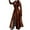Brown, variant on gakvbuo Women'S Fashion Sexy Autumn And Winter Solid Long Leather Coat Imitation Leather Windbreaker Coat