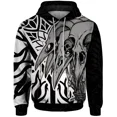 thumbnail image 3 of Sudadera con capucha holgada para hombre, sudadera con estampado de calavera retro para hombre, ropa gótica informal con capucha para hombre, ropa Y2K, 3 of 4