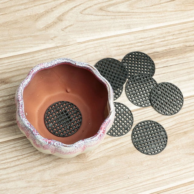 HEANUJJ 150Ud Mallas Redondas Protectoras Para Agujeros De Macetas Con Ecológico