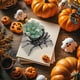 thumbnail image 5 of Grava de amatista cristalina natural, cristal blanco, decoración de escritorio, regalo de Halloween, 5 of 6