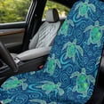 thumbnail image 4 of Xixirimido Abstract Sea Turtles Car Towel Seat Covers Multifunctional Towel for Gym Outdoor Sport, Picnic, Beach, Pet Travel, Non-Slip Washable Car Seat Protector, 2Pack, 4 of 8