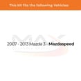 thumbnail image 2 of Max Advanced Brakes - Brake Kit for 2007 2008 2009 2010 2011 2012 2013 Mazda 3 Mazdaspeed Front and Rear Replacement Geomet Coated Disc Brake Rotors and Ceramic Brake Pads, 2 of 9