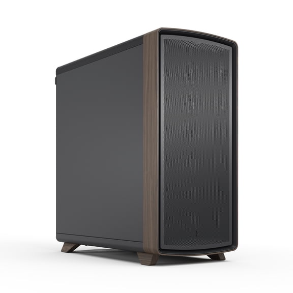 Summit Black Mid Tower PC Case with Solid Side Panel