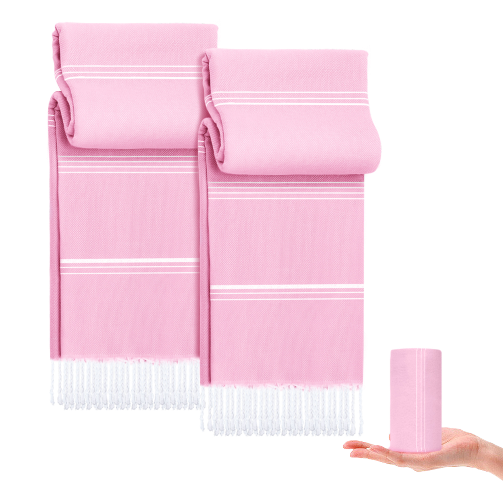 SEEBOTTLE Turkish Beach Towels 71" X 38" 100 Cotton Large Soft Turkish