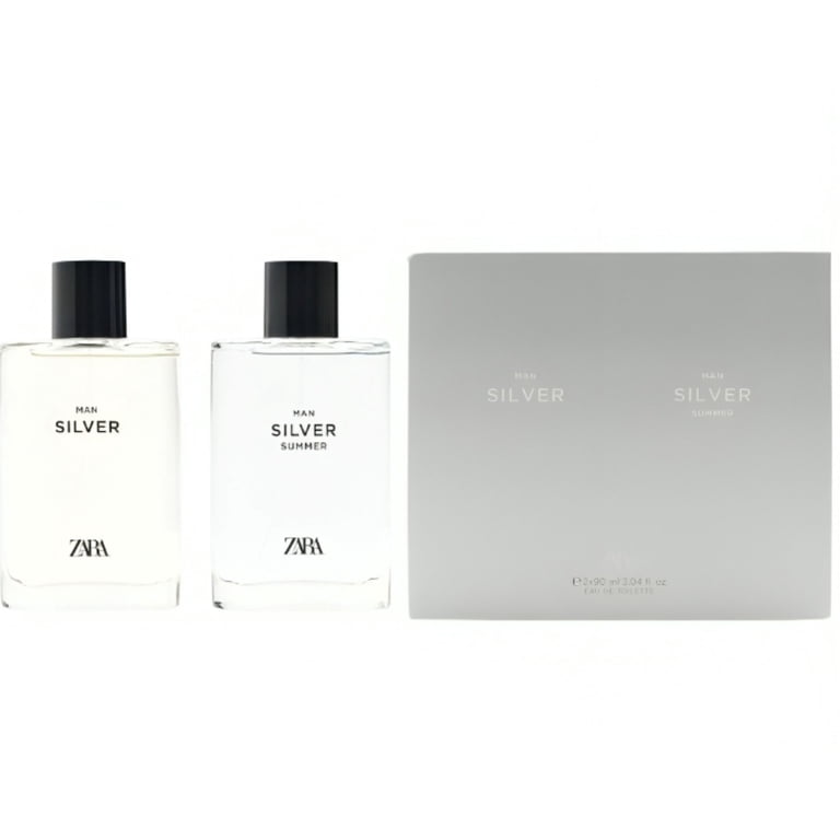 Zara Silver + Silver Summer Perfume for Men Cardamom Lavender