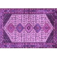 thumbnail image 1 of Ahgly Company Indoor Rectangle Persian Purple Traditional Area Rugs, 2' x 4', 1 of 4