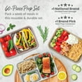 thumbnail image 2 of Bentgo Prep 60-Piece Meal Prep Box Gleam Metallics Collection (BGPRPAK3-M), 2 of 8