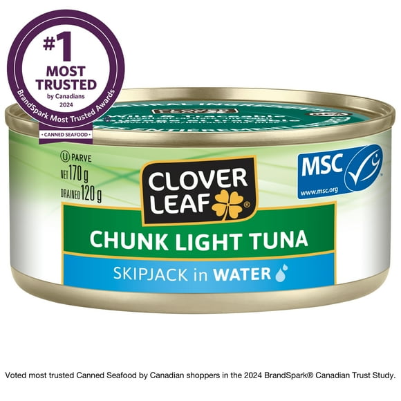 Clover LEAF® Chunk Light Tuna in Water, 170 g