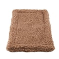 thumbnail image 5 of Estera de cama de erizo, conejillo de indias, cojín de felpa Rectangular, casa para mascotas hámster, nido, marrón claro, 5 of 5