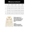 thumbnail image 5 of Giolshon Women's Double Sided Puffer Coats Faux Fur Jacket with Fur Collar, 5 of 6