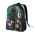 thumbnail image 2 of Goofa The Nightmare Before Christmas Pattern Large Capacity Backpack – Padded Laptop Compartment, Ergonomic Design for School, Work, Travel, and Outdoor Activities, 2 of 8