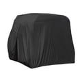thumbnail image 4 of Cubierta universal para carrito de golf de 2 a 4 pasajeros, con ventana trasera con cremallera impermeable L Cola Cubierta de carro de golf, 4 of 8