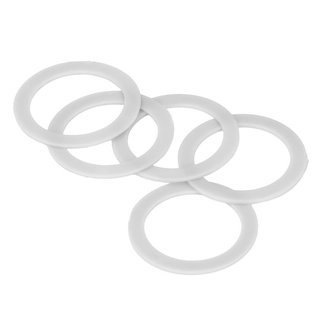 5 Pcs Badge Machine Gasket with Auxiliary Tool, Wear Resistant Badge Machine Die Matching Replacement Spacer for DIY Handcrafted Personalized Badges