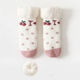 thumbnail image 4 of Krdevn Baby Socks - Rends Baby Slipper Socks Christmas Toddler Fuzzy Socks Warm Fleece Non Winter Socks - Socks for Baby Girl,Color:White,Size:2-4 Years, 4 of 4
