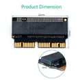thumbnail image 2 of 4X M.2 NGFF AHCI NVMe SSD Adaptador Convertidor 12 + 16 Pines para MacBook 2013-2017 M.2 NVME SSD Adaptador, 2 of 7