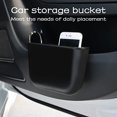 thumbnail image 5 of 2 cajas de almacenamiento negras 18,5*4,2*11cm, caja de almacenamiento para coche, caja de almacenamiento colgante, mini caja de almacenamiento para vehículos de motor ER, 5 of 5