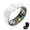 White, variant on Wrongduck Ceramic Fitness Tracking Ring for Women Men, Bluetooth Activity Tracker Ring, Sleep Tracking, Waterproof Design, No Subscription, Wireless Charging, iOS & Android