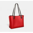 thumbnail image 4 of COACH Womens Color-Block Leather Willow Tote Sport Red Multi C0691-B4UQ0 One Size, 4 of 6