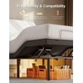 thumbnail image 5 of Vesgantti Adjustable Bed Frame Twin, Small Adjustable Bed Base with Remote, Head and Foot Incline, USB Charging, Electric Adjustable Beds with 12 inch Legs, 5 of 7