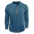 thumbnail image 4 of VJATTWR Shirts for Men Pullover Winter Thicken Thermal Travel Long Sleeve Casual Mens T-Shirts Round Neck M, 4 of 8
