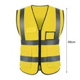 thumbnail image 7 of Yesbay Reflective Breathable Cloth Safety Protective Vest, Dark Green, 7 of 7