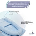 thumbnail image 3 of Cojín Con Soporte y Seguro para Bebé Memory Foam Funda Lavable Azul Cojín Antirreflujo Bebé, 3 of 8