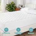 thumbnail image 4 of Bare Home Waterproof Mattress Pad - Deep Pocket Fitted Cover - Twin XL, White, 4 of 9