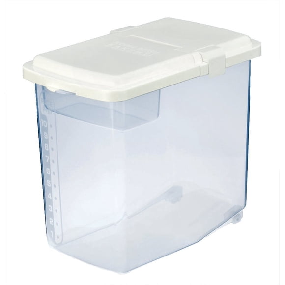 JapanBargain, Large Japanese Plastic Rice Storage Container Pet Dry Food Container, Made in Japan, 10 kgs-22 lbs