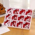 thumbnail image 2 of Qocolhg Indoor Outdoor Christmas Decorations Clearance! Christmas Ball Set 12 Red Christmas Decoration Balls Exquisite Patterns Add Festive Suitable For Christmas Tree Decoration And Home Furnishings, 2 of 6