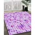 thumbnail image 2 of Ahgly Company Indoor Square Patterned Blossom Pink Area Rugs, 7' Square, 2 of 6