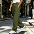 thumbnail image 5 of Inleife Mens Pants Sweatpants Stretch Men's Casual Sport Pocket Solid Color Elastic Waist Jogger Pants, 5 of 6