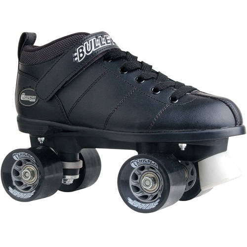 Open Box Chicago Mens Bullet Speed Skates Black Classic Quad Roller Skate, Size 11