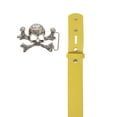 thumbnail image 2 of Unisex Skull Crossbones Buckle Snap-On Belt – 1.5" Wide, 2 of 3