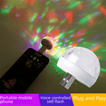 thumbnail image 1 of Mini luces de escenario para teléfono móvil con bola mágica USB, RGB, para discoteca, fiesta, DJ, coche, exclusivas transfronterizas, 1 of 2